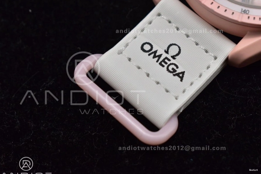 Mission on Venus Moonwatch x Omega Quartz Nylon Swatch to Bioceramic Strap 1204